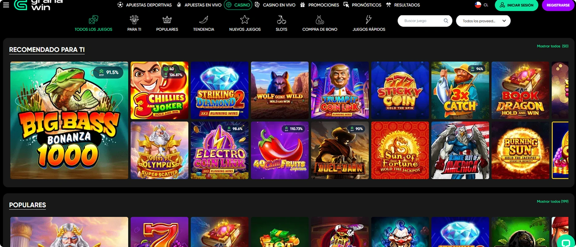 Granawin Casino en Línea